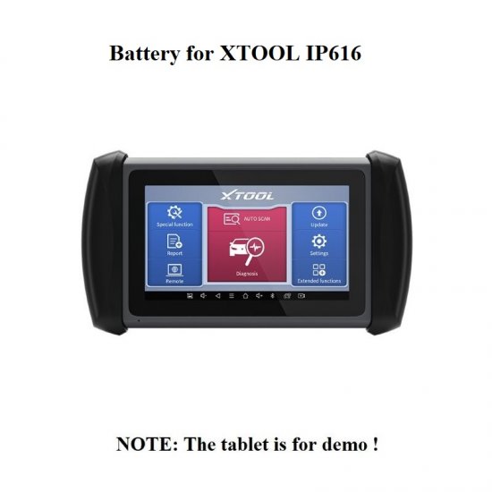 Battery Replacement for XTOOL InPlus IP616 Scan Tool - Click Image to Close